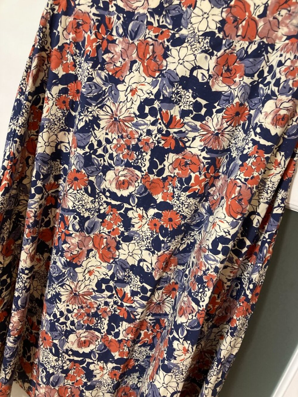 pact Women's Fit & Flare Midi Skirt Cosmos - Large - NWT! - Great fall floral - Picture 5 of 11